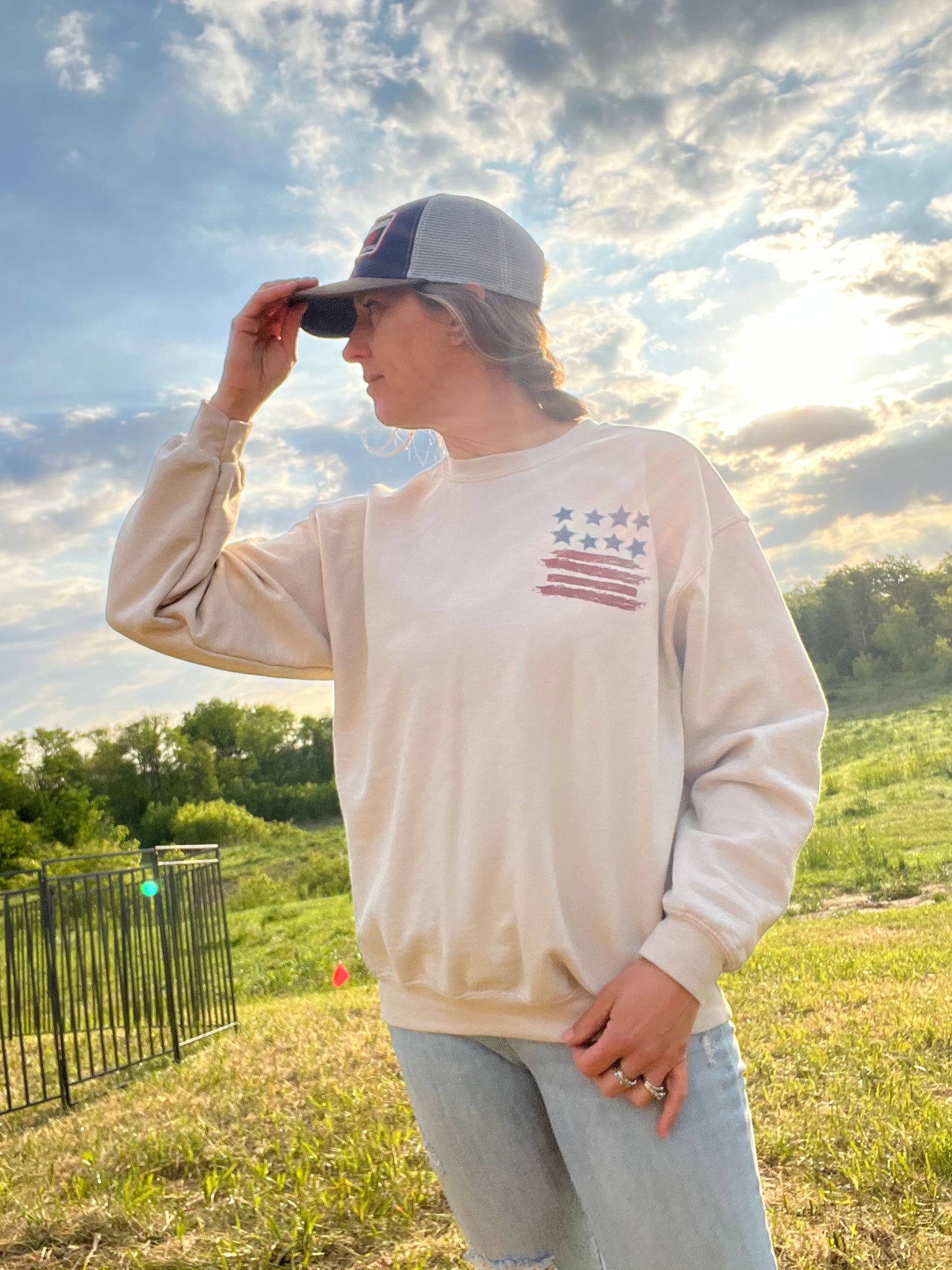 Loves Jesus And American Too, T-Shirt & Sweat Shirts