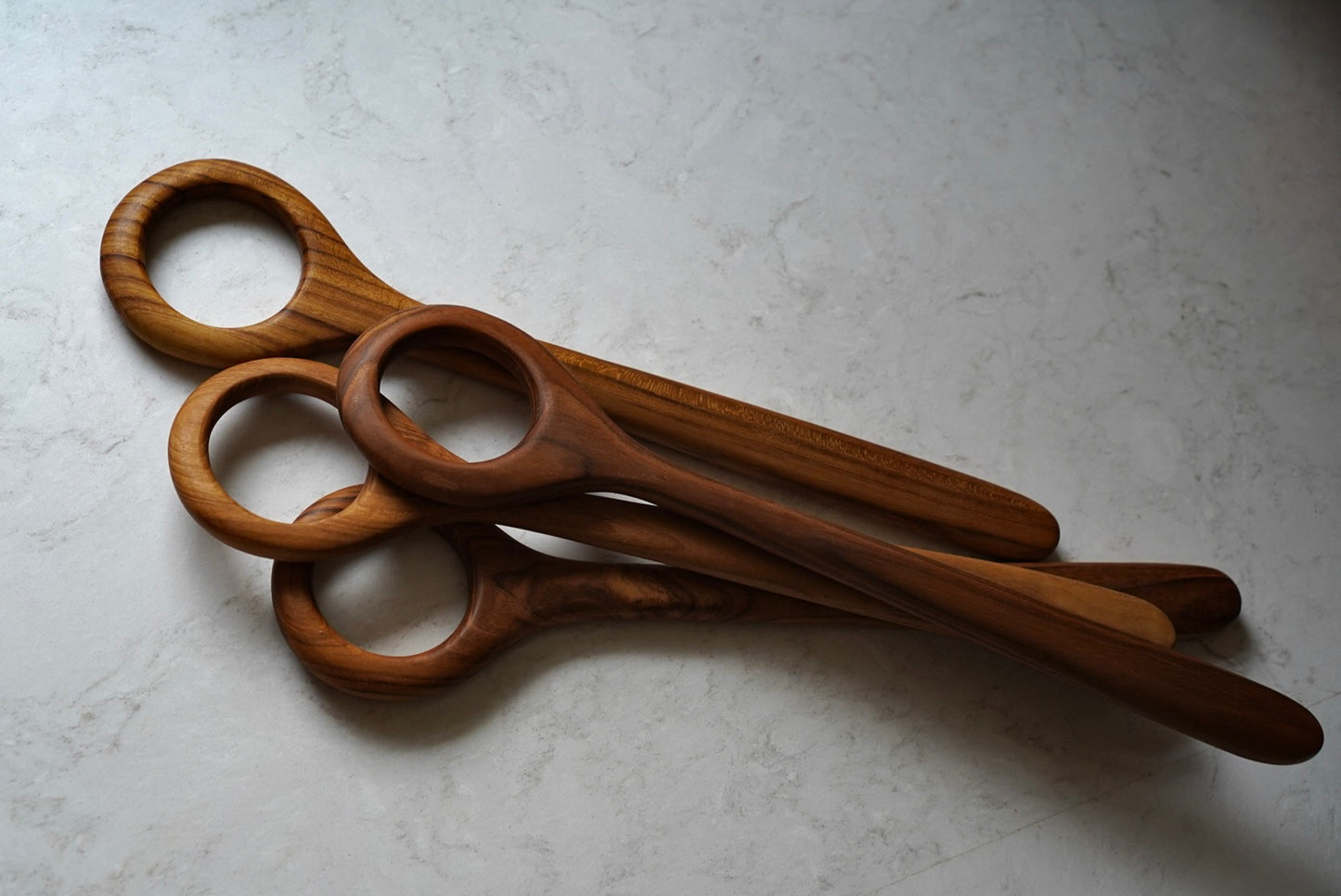 Teak Wood Danish Dough Whisk