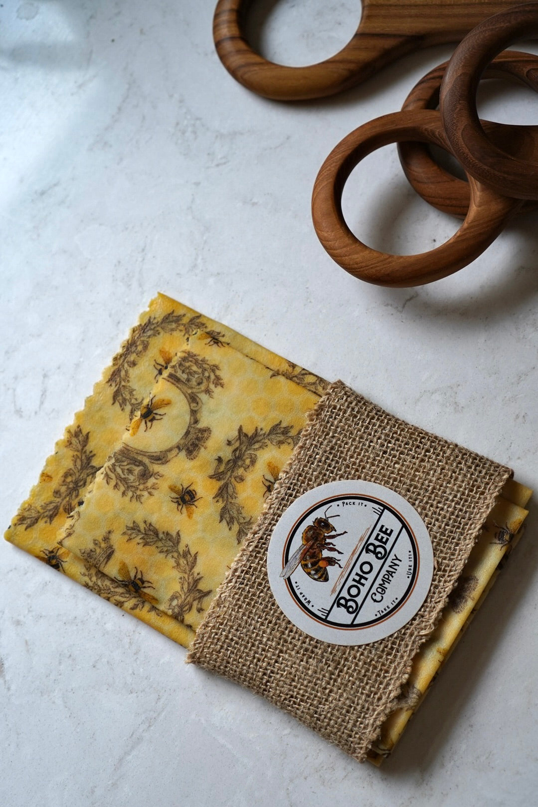Beeswax Wrap: 2 Pack (Medium/Large)