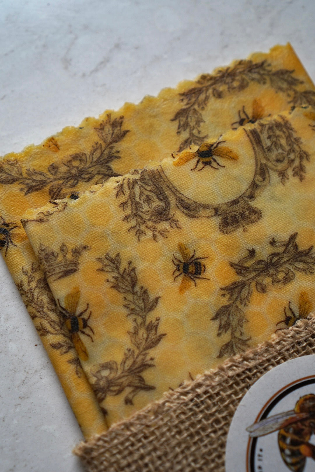 Beeswax Wrap: 2 Pack (Medium/Large)