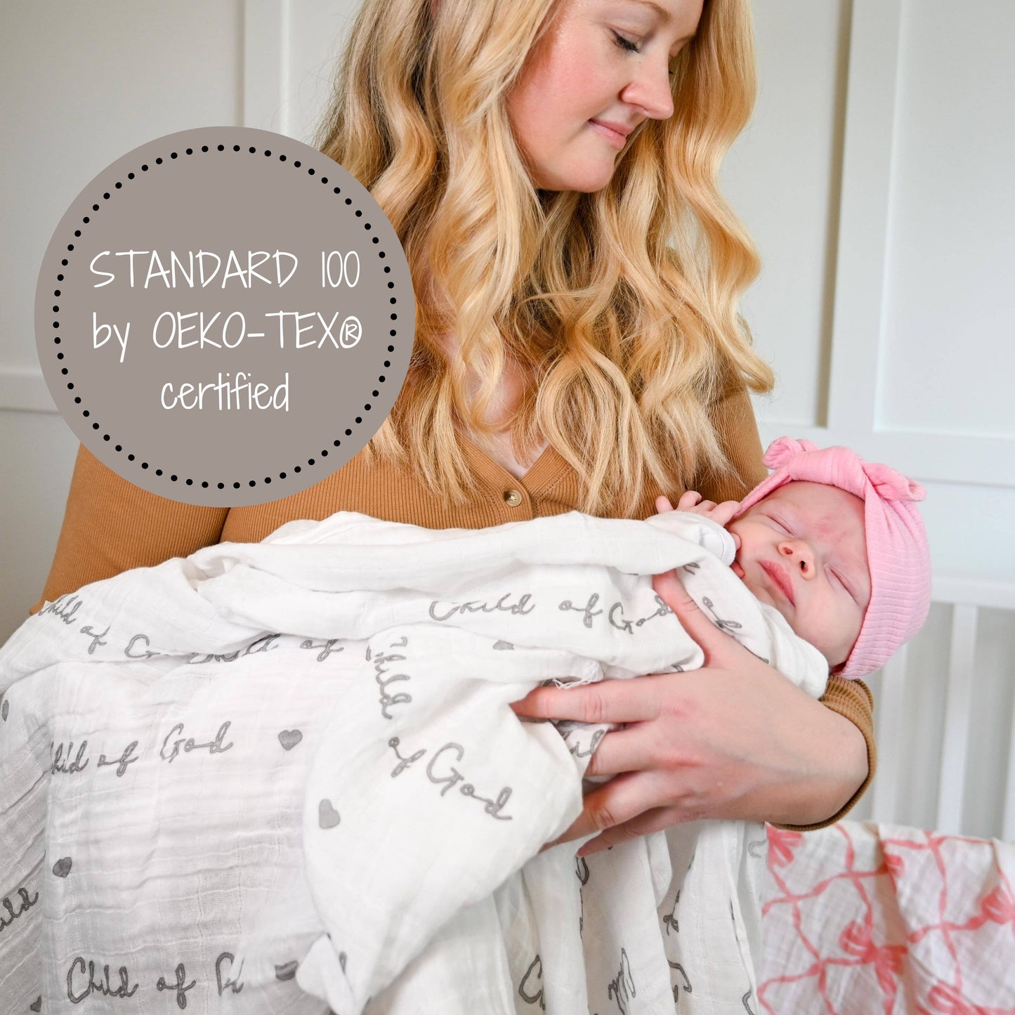 Child of God Baby Muslin Wrapping Blanket
