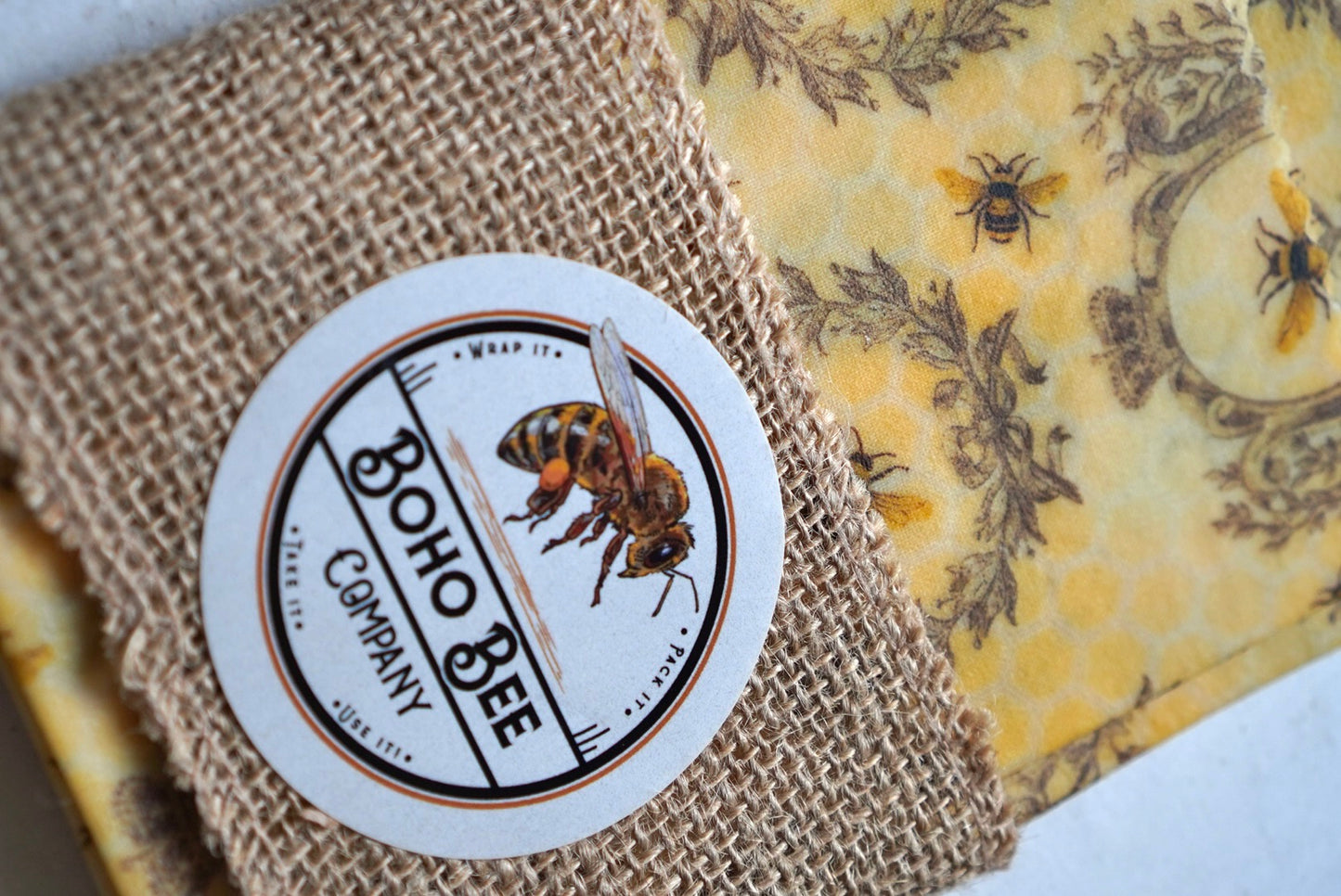 Beeswax Wrap: 2 Pack (Medium/Large)