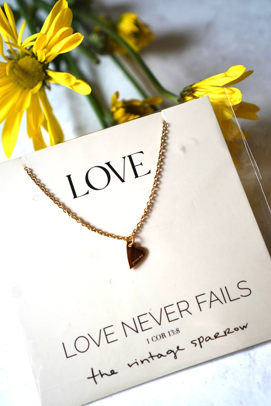 Heart Pendant: Proverbs 3:3